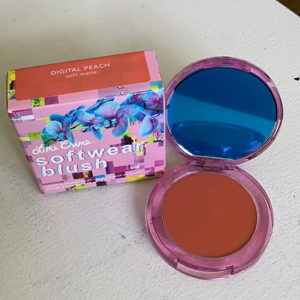 1 LEFT! Lime Crime Softwear Blush Digital Peach